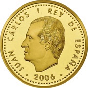 200 Euros - Juan Carlos I Carlos V obverse image