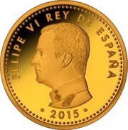 200 Euros - Felipe VI 70 Years of peace in Europe obverse image