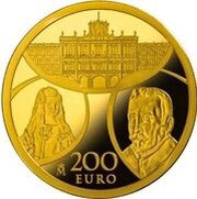 200 Euros - Felipe VI Baroque and Rococo Age, Spain, 2018 reverse image