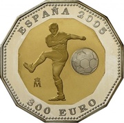 300 Euros FIFA World Cup, Germany 2006 obverse image