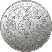 300 Euros - Felipe VI History of the Dollar obverse image