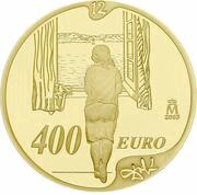 400 Euros Salvador Dalí, Spain, 2004 reverse image
