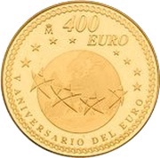 400 Euros - Juan Carlos I Euro Circulation, Spain, 2007 reverse image