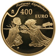 400 Euros Salvador Dalí, Spain, 2009 reverse image