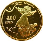 400 Euros Francisco de Goya, Spain, 2010 reverse image