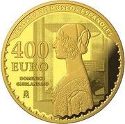 400 Euros Hans Holbein - Domenico Ghirlandaio, Spain, 2017 reverse image