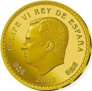 400 Euros - Felipe VI 50th Birth anniversary obverse image
