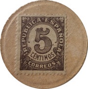 5 Centimos Numeral obverse image