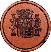 10 Centimos Numeral reverse image