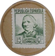 15 Centimos Concepcion Arenal obverse image