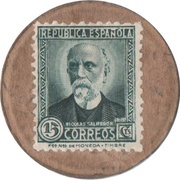 15 Centimos Nicolas Salmeron obverse image