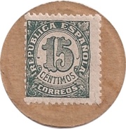 15 Centimos Numeral obverse image