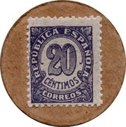 20 Centimos Numeral obverse image