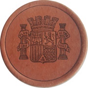 25 Centimos Manuel Ruiz Zorrilla reverse image