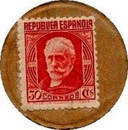 30 Centimos Pablo Iglesias obverse image