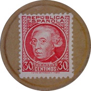 30 Centimos Gaspar Melchor de Jovellanos obverse image