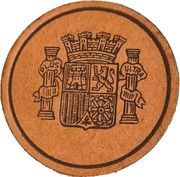 30 Centimos Numeral, Spain, 1938-1939 reverse image