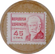 45 Centimos Pablo Iglesias obverse image