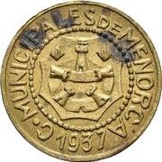 25 Centimos Menorca obverse image