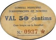 50 Céntimos Aigüesbones de Montbui obverse image
