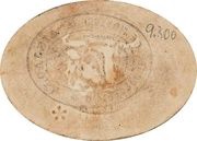 1 Peseta Aigüesbones de Montbui, Spain,  reverse image