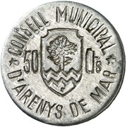 50 Centimos Arenys de Mar obverse image