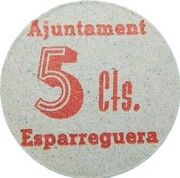 5 Céntimos Esparreguera obverse image