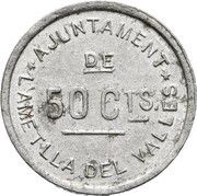 50 Centimos Ametlla del Vallès obverse image