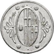 50 Centimos Ametlla del Vallès, Spain, 1937 reverse image
