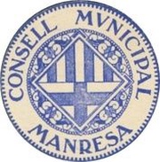 15 Céntimos Manresa obverse image