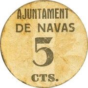5 Céntimos Navàs obverse image