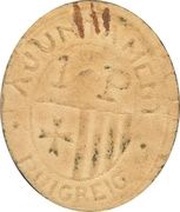 1 Peseta Puigreig obverse image