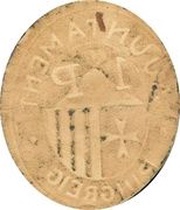 1 Peseta Puigreig, Spain,  reverse image