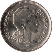 1 Peseta Euzkadi obverse image