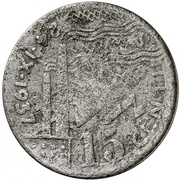15 Centimos Olot, Spain, 1937 reverse image