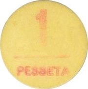 1 Peseta Granadella reverse image