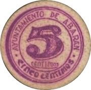 5 Céntimos Abarán obverse image