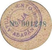 5 Céntimos Abarán, Spain,  reverse image