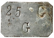 25 Centimos Gratallops obverse image