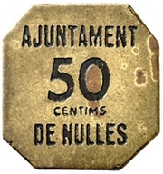 50 Centimos Nulles obverse image