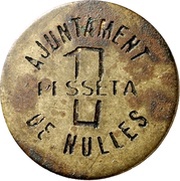 1 Peseta Nulles obverse image