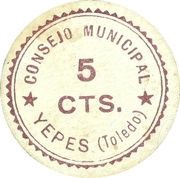 5 Céntimos Yepes obverse image