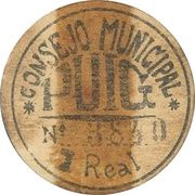 25 Céntimos "1 Real" Puig obverse image