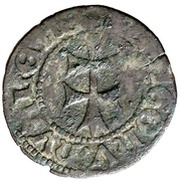 Denier - Ferdinandus II without S, Spain, 1479-1516 reverse image
