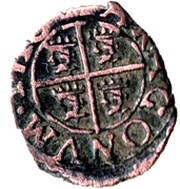 Denier - Philipus V, Spain, 1710-1719 reverse image
