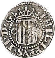 ½ Real - Philipus II, Spain, 1612 reverse image