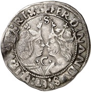 Real - Ferdinandus II and Elisabet I obverse image