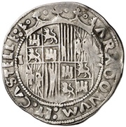 Real - Ferdinandus II and Elisabet I, Spain, 1482 reverse image