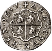 2 Reales - Philipus III without beaded circle obverse image