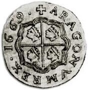 2 Reales - Karolus II obverse image